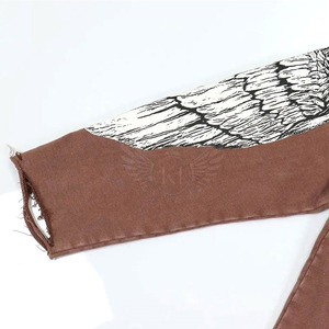 Sweats à capuche à manches longues lavés à l'acide respirant facile à la mode adulte dernière conception sweats à capuche lavés à l'acide - Product Image 3