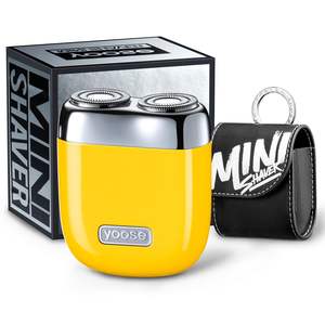 Mini rasoir électrique portable pour hommes, léger, en alliage, rechargeable par Type-C, étanche IPX7 pour le rasage humide/sec du visage - Product Image 2