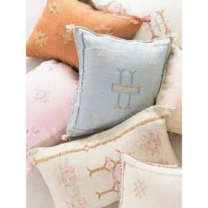 Handmade <b>Moroccan</b> Pillow Cover Traditional Berber Cushion Case Boho Decorative <b>Sofa</b> Throw Pillow Cotton Home Decor - Product Image 1