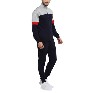 Chándales deportivos de calidad superior para otoño e invierno, algodón transpirable con cremallera con logotipo impreso, nuevos adultos de talla grande - Product Image 3