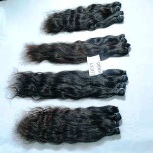 Cabello humano brasileño Virgen sin procesar, pelo natural ondulado con cutícula Virgen sin procesar - Product Image 2