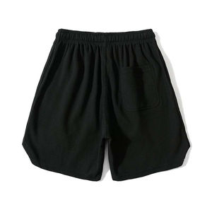 Pantalones cortos de mezclilla con parches lavados KY para hombre, pantalones cortos de mezclilla con bordado de borde de dobladillo crudo, ropa de calle desgastada, pantalones cortos de mezclilla para hombre - Product Image 4