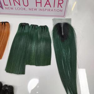 Extensiones de cabello humano natural virgen sin procesar alineadas con cutícula vietnamita cruda vendedores suaves ondas/rizos paquete - Product Image 1