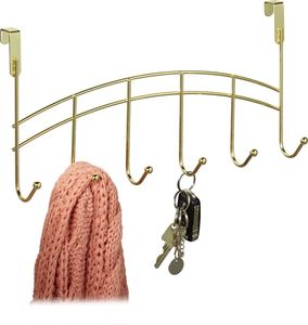 Support de porte fonctionnel en fer, conçu pour une installation facile sans vis ni quincaillerie permanente - Product Image 3