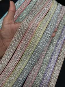 Vente en gros durable en coton à bas prix guipure française broderie dentelle tissu dentelle accessoires pour robes décoration florale - Product Image 2