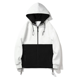 Sweat à capuche d'hiver 100% coton pour hommes-Polaire personnalisable Sports de plein air décontracté - Product Image 3