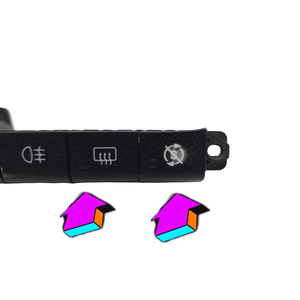 PANEL DE BOTONES CENTRALES FIAT Panda 3ª Serie 07355969300 (12>) - Product Image 5