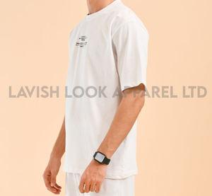 T-shirts unisexe 100% coton Streetwear haut anti-rides à manches courtes col rond sérigraphie personnalisée 200 grammes T-shirts pour hommes - Product Image 2