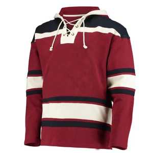 Sudaderas con capucha de hockey sobre hielo para adultos con logotipo personalizado de alta calidad, dobladillo elástico de poliéster sublimado de encaje ajustado/ajuste Regular, hockey para todas las estaciones - Product Image 1