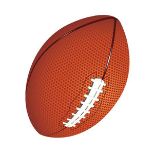 Pelota de rugby hecha en cuero al mejor precio al por mayor nuevo logotipo personalizado impreso pelota de rugby de color sólido - Product Image 1