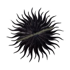 Art mural en métal Sun Art mural décoratif de couleur noire pour la décoration de bar et de restaurant de bureau de salon - Product Image 1