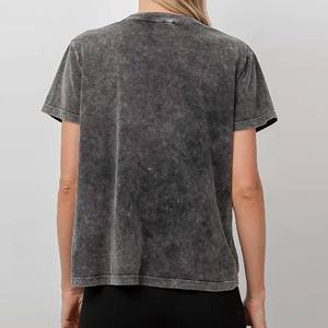 Acid Wash Tee <b>Shirt</b> \ Manufacture Vintage Quilted Lightweight Short Sleeve Acid Wash T <b>Shirt</b> Women Breathable - Product Image 6