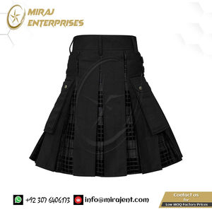 Faldas Escocesas Plisadas para Hombre, Estilo Escocés, Falda Corta de Moda Masculina - Product Image 6