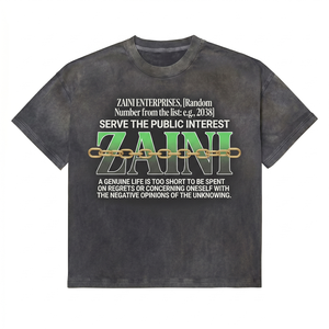 280 GSM Heavyweight Cotton Acid <b>Wash</b> T-Shirt Washed Grey Oversized Fit Custom Men Silk <b>Screen</b> Printed Right Sleeve Eco-Friendly - Product Image 2