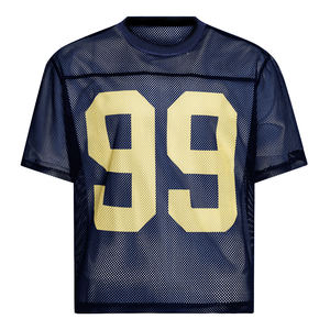 Maillot de football américain en maille courte pour hommes, dernière conception, maillot en maille d'été 100% maillot de sport en maille de polyester - Product Image 2