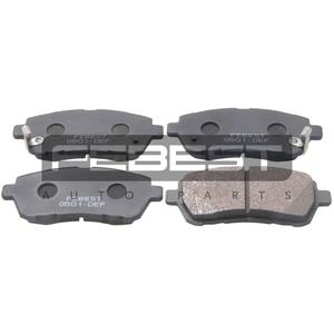 Set di pastiglie freno anteriori FEBEST (0501-DEF) - Product Image 1