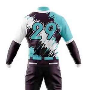 Benutzer definierte Logo gedruckte Baseball-Uniformen für Unisex Factory Made Unique Design Baseball Uniform - Product Image 5