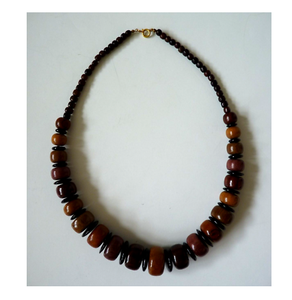 Collar de cuentas de madera estilo colgante gran oferta profesional personalizado joyería de madera collar de cuentas Mala venta más vendida - Product Image 4