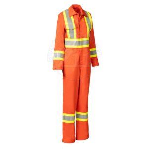 Combinaisons de travail imperméables en coton, haute visibilité, réfléchissantes, ignifuges pour hommes - Combinaison de protection chimique - Product Image 1