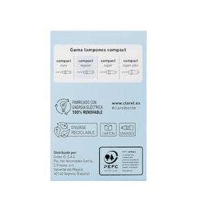 Tampons normaux avec applicateur compact Bont 16 unités - Product Image 2