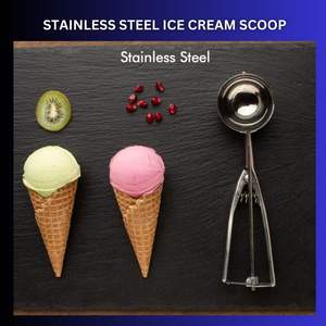 Customized Logo Eco-Friendly Stainless Steel <b>Ice</b> <b>Cream</b> <b>Scoop</b> 9-SIZE Dishwasher Safe Rust Resistant for <b>Ice</b> <b>Cream</b> Ball Making - Product Image 2