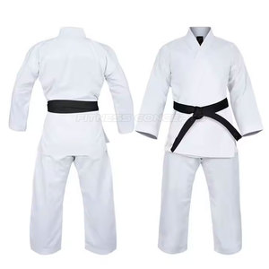 Kimono ligero de alta calidad para Karate y jiu jitsu, servicio OEM, logotipo frontal superior para adultos, precio de fábrica - Product Image 1
