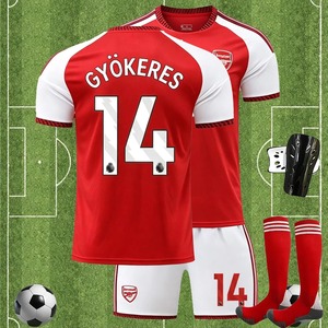 Completo da Calcio Arsenal per Uomo, Maglia e Pantaloncini Saka 7, Uniforme da Calcio Sublimata ad Asciugatura Rapida, Vestibilità Regolare per Adulti, Tutte le Stagioni - Product Image 4