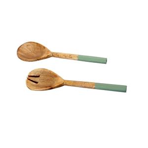 Servidores de ensaladas de madera, cuchara, tenedor, cuchillo de cena, cubiertos de madera de alta calidad, producto más reciente de alta calidad, gran oferta - Product Image 2