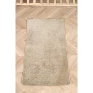 1.6x3 ft Turkish Rug, Rug, <b>Brown</b> Bordered Rug <b>Wool</b> - Product Image 1