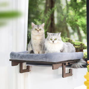 <span class=keywords><strong>Hamaca</strong></span> moderna para gatos al por mayor, cama colgante para mascotas con ventana <span class=keywords><strong>de</strong></span> <span class=keywords><strong>lana</strong></span> y piel sintética - Product Image 1