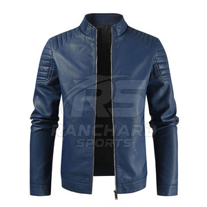 Veste en cuir de haute qualité, logo personnalisé, veste en cuir, vêtements de mode, veste en cuir pour hommes - Product Image 1
