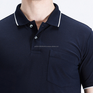 Polo de Punto para Hombre, Estilo Clásico, Manga Corta, Diseño Calado, Textura de Punto - Product Image 5