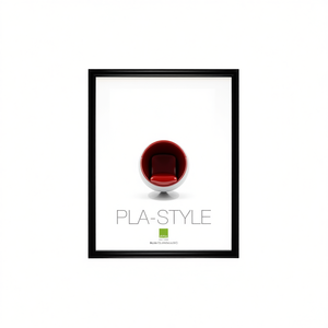 Marco de Plástico Estilo PLA BÁSICO (13x18cm) Negro Brillante PLA01 NE 04 para Bubola y Naibo - Product Image 2