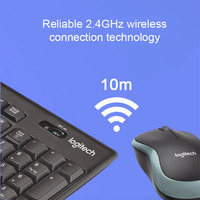 Logitech MK270-Clavier optique multimédia, souris de bureau, ensemble sans fil, original