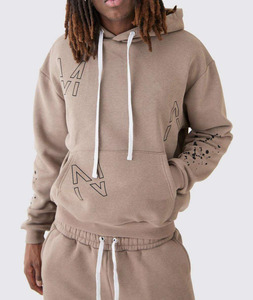 ชุดวอร์มผ้าฝ้าย100% กระเซ็นมีฮู้ดสำหรับผู้ชายชุดวอร์มสีกระเด็นสำหรับฤดูหนาวขนาดใหญ่ออกแบบได้ตามที่ต้องการ - Product Image 6