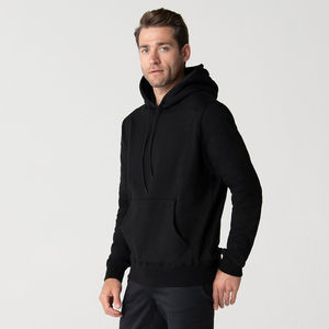 Sweat-shirt à capuche en coton pour homme, décontracté, en molleton, épais, chaud, style essentiel surdimensionné pour l'hiver, avec poche, vêtements d'extérieur - Product Image 1