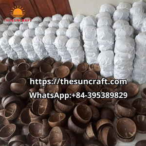 ชุดชามมะพร้าวสลักโลโก้แบบกำหนดเอง 8 ใบ - ชามเปลือกมะพร้าวทำมือจากธรรมชาติ เป็นมิตรกับสิ่งแวดล้อม พร้อมช้อนไม้สำหรับใช้ในครัว - Product Image 6