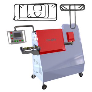 Dobladora automática de barras de refuerzo CNC de 6-10mm, barra de construcción de acero inoxidable, máquina dobladora de estribos, componentes vitales del núcleo del motor - Product Image 5