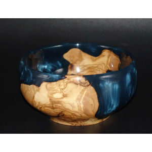 Prix de gros Handi Crafted Food Bowl Vaisselle en bois et en résine Home Dinning Mixing Bowl Eco Friendly Dates Bowl - Product Image 2