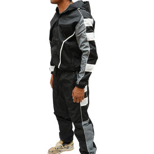 Conjunto Deportivo Personalizado de Alta Calidad, Chaqueta Cortavientos de Nailon para Hombre, Talla Grande - Product Image 2