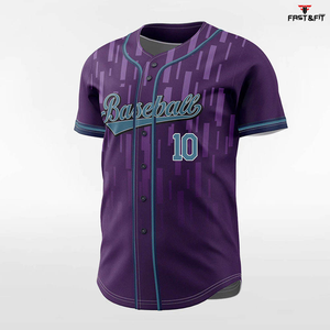 Camiseta de béisbol personalizada de tendencia superior para hombre con logotipo de equipo Camiseta de béisbol de softbol transpirable Técnica impresa - Product Image 4