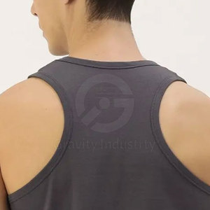 Débardeur pour homme en polyester/coton respirant et écologique, fabriqué au Pakistan, vente directe d'usine, vêtements d'été - Product Image 5