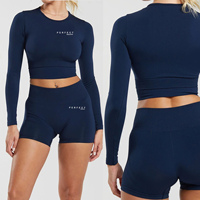 Ensemble de compression 3 pièces parfait pour le yoga féminin : soutien-gorge de sport, veste et short taille haute, séchage rapide, anti-UV, respirant