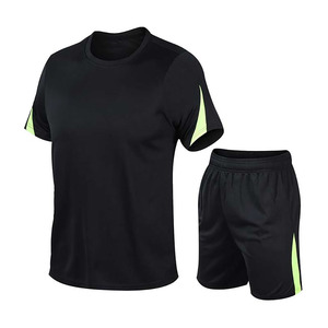 Uniforme de Fútbol OEM, Conjunto de Camiseta y Pantalones Cortos de Grado Profesional con Nombre Personalizado, Marca Personalizada, Tejido Transpirable para Equipos - Product Image 3