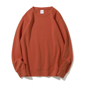 Sweat-shirt à logo personnalisé pour hommes 100% coton de haute qualité Pull-over Rib CrewNeck Blank Sweatshirt for Men Streetwear - Product Image 3