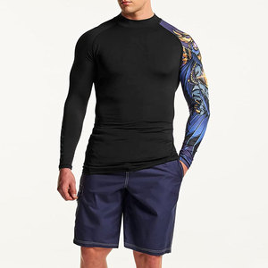 Vêtements décontractés doux et chauds pour l'automne et l'hiver, manches longues, design personnalisé, Rash Guard pour hommes, manches longues, design personnalisé, respirant, Rash Guard pour hommes - Product Image 3