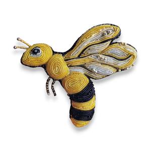 Lèvres rouges broche mode broche rouge cristal perle broderie à la main fil de lingot perlé cuivre matériel pour fête cadeaux de mariage - Product Image 6