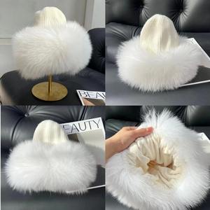 Women's Solid Color Winter Warm Ski Hat Soft Elastic <b>Bonnet</b> with Hip Hop Style-Knitted Beanies and Caps - Product Image 4