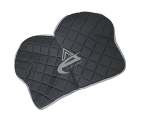 Tapis de selle de cheval écologique tissu de coton confortable polycoton mousse anti-rétrécissement respirant grande taille pour les équestres - Product Image 4