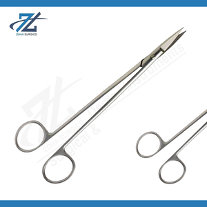 กรรไกรตัดต่อมทอนซิลขนาด216มม. เครื่องมือทำจากสเตนเลสใช้ในการผ่าตัดมาตรฐาน CE - Product Image 2